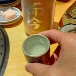 六本木 大皿焼肉 老中 - 福井 而今 純米吟醸 千本錦 火入