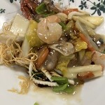 みろくや 浜町店 - ワタリガニと海老とスルメイカと豚肉