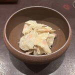 イル アオヤマ - 福井月輪グマ、利平栗のリゾット、白トリュフ