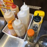 やっぱりステーキ - セルフコーナー調味料