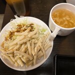 やっぱりステーキ 門前仲町店 - サラダ、スープ