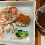 味処 高崎 - 香箱蟹も食べやすくしてくださってて(^^)
