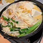 魚民 - もつ鍋ラーメンセット　1263円