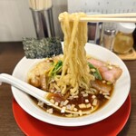中華そば 麦笑 - もっちもちぃーー
