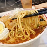 蒙古タンメン中本 - 先日、店長の作ったゴモミのテイクアウトが、超絶美味しかった…
気のせいではなく、テイクなのに過去一美味しかった
。
なので店長目当て(*≧艸≦)
うーん普通に美味しいゴモミだ（´-`）定点観察しなきゃ