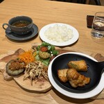 カフェ＆ミール ムジ - 但馬鶏のスイートチリプレート