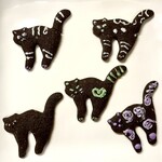 アリー コーヒー - オリジナル猫さんは左下のコです〜！！他四枚は渾身のデコレーション。（笑）　…来年も、また！