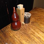 銀座 葡萄屋 - 卓上の薬味