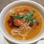 fu-fu shisen - 赤海老担々麺アメリケーヌソース