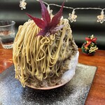 Parlor Vinefru - 利平栗のかき氷