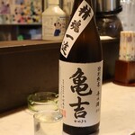 つりキチ黒鯛 - 亀吉特別純米酒(黒石市)