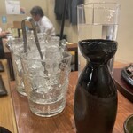とり乃屋 - ということで、焼酎は徳利でオーダー！