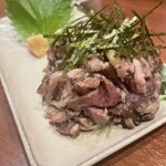 とり乃屋 - 鶏のたたき