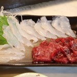 つりキチ黒鯛 - フグとクジラの刺身