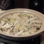 居酒屋　はる坊 - 鴨つみれと金目鯛の鍋