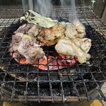 ふれあいの里 - 桃の塩焼き