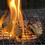 ふれあいの里 - 背肉のしょうゆニンニク焼き
      