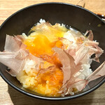 土佐みょうじん - ご飯は取り分けて運ばれてきました。