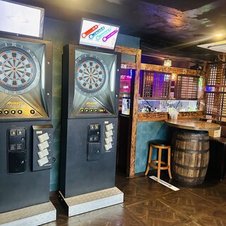 BBQ後の2次会に♪ダーツ&飲み放題で2時間3,000円！！