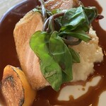 Dining Broom (Karuizawa Asama Prince Hotel ) - 信州米豚ロース〜信州米豚ロースのグリル　マデラ酒の香り