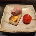 おみ乃 椿 - レバーペーストとトマトのピクルス♡