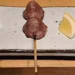 おみ乃 椿 - ①砂肝♡食感がたまりません♡1つはレモンかけて食べたかったけどつるんっと滑って落としてしまいました(¯∇¯;)ｻﾞﾝﾈﾝ