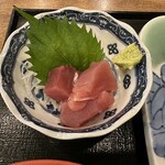 浜焼き海鮮居酒屋 大庄水産 - 【2025.12.5(金)】日替り焼き魚定食のマグロぶつ