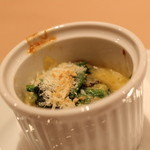 ピッツェリア　スペリアーモ！ - 牡蠣とほうれん草のグラタン　☆3.9