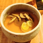 永来権 - 原木なめこの茶碗蒸し
