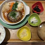 チャワン - 料理写真:大葉おろしハンバーグ