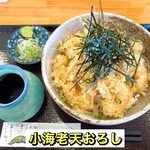 蕎麦 くつざわ - 小海老天おろし大盛り