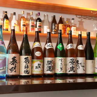 飲品菜單種類繁多！日本酒和燒酒選擇豐富◎