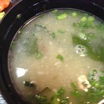 魚良 - みそ汁もGood。
