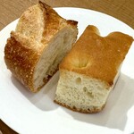 ディアド ブエナビスタ - フォカッチャとフランスパン