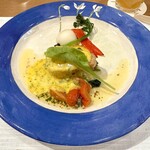 ディアド ブエナビスタ - 苫小牧産のマダラのオランデーズソース添え