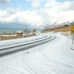 かねとも寿し - ここを下るともうすぐです　2014.12.5