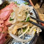 食堂ミートル - もやし炒めが隠れてました