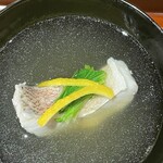 馳走 啐啄一十  - 八幡浜の白甘鯛アップ