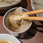 馳走 啐啄一十  - ハギ、身と肝を一緒に