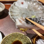 馳走 啐啄一十  - 鰆の炙り、皮目