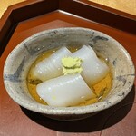 馳走 啐啄一十  - 広島県産の水烏賊のアップ