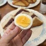 高原 - モーニングのゆで卵