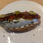 田田 - イワシのマリネ  アンチョビクリームチーズ