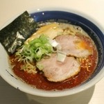 らー麺 山さわ - ２０１４ ＃２４４ ★らー麺 山さわ ＠カラニボ２ ￥８００