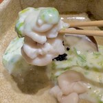 横浜みかん - 白子の海苔チーズソース、白子と合って濃厚で美味しかったなー