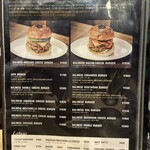 Jack37Burger - メニューの一部