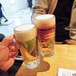 おでんと鴨蕎麦居酒屋 じんべえ - 一度目の乾杯