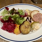 o/sio FUKUOKA - 前菜の盛り合わせ