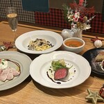 原宿ダッチ パスタラボ - クリスマス限定コース
