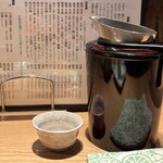 蕎麦屋 にこら - 日本酒熱燗、玉川一合¥990